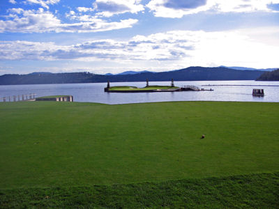 14th Hole at The Coeur d'Alene Resort (203 Yard Par 3)