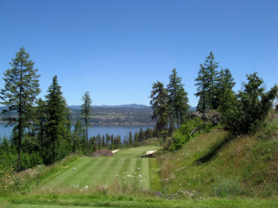 Basalt rock is found throughout the cliffs above Lake Coeur d'Alene