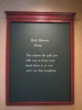 Rich Harvest Head Pro Sign