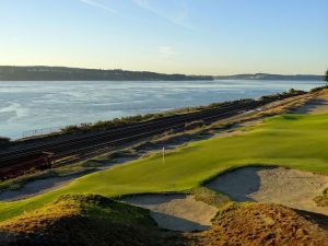 Chambers Bay 16th Green Rail