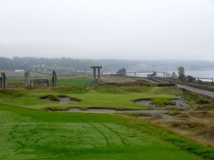 Chambers Bay 17th Relics Fog